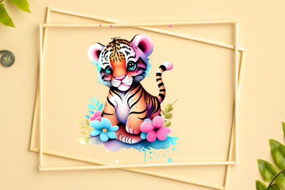 Download Cute Baby Tiger Clipart Bundle - Premium Resources