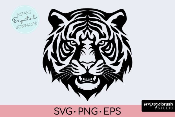 Download Tiger SVG | Tiger Head | Tiger Face SVG - Tiger head Collection