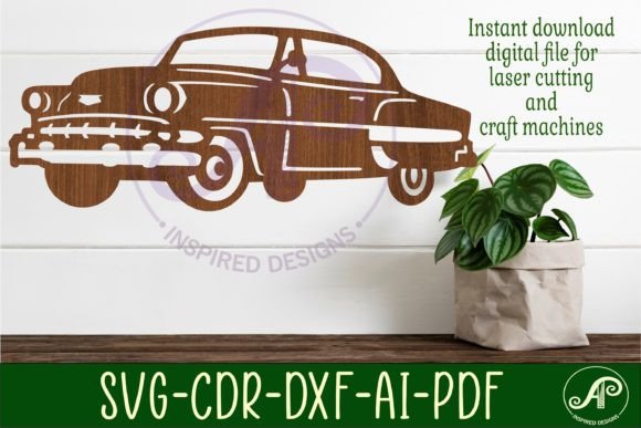 Download Classic Car Wall Sign Design 1, SVG File - Svg file Collection