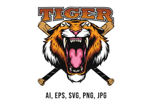 Download Tiger Head Logo Mascot - Tiger head Collection