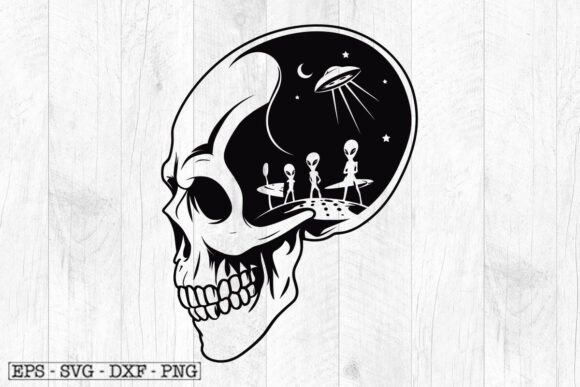 Download Skull Space Alien Svg File , Outer Space - Svg file Collection